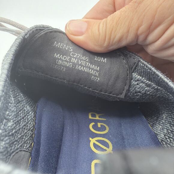 Cole Haan Shoes Mens Size 910 Oxford Zerogrand Grand.OS Knit Lightweight Gray - Picture 13 of 13